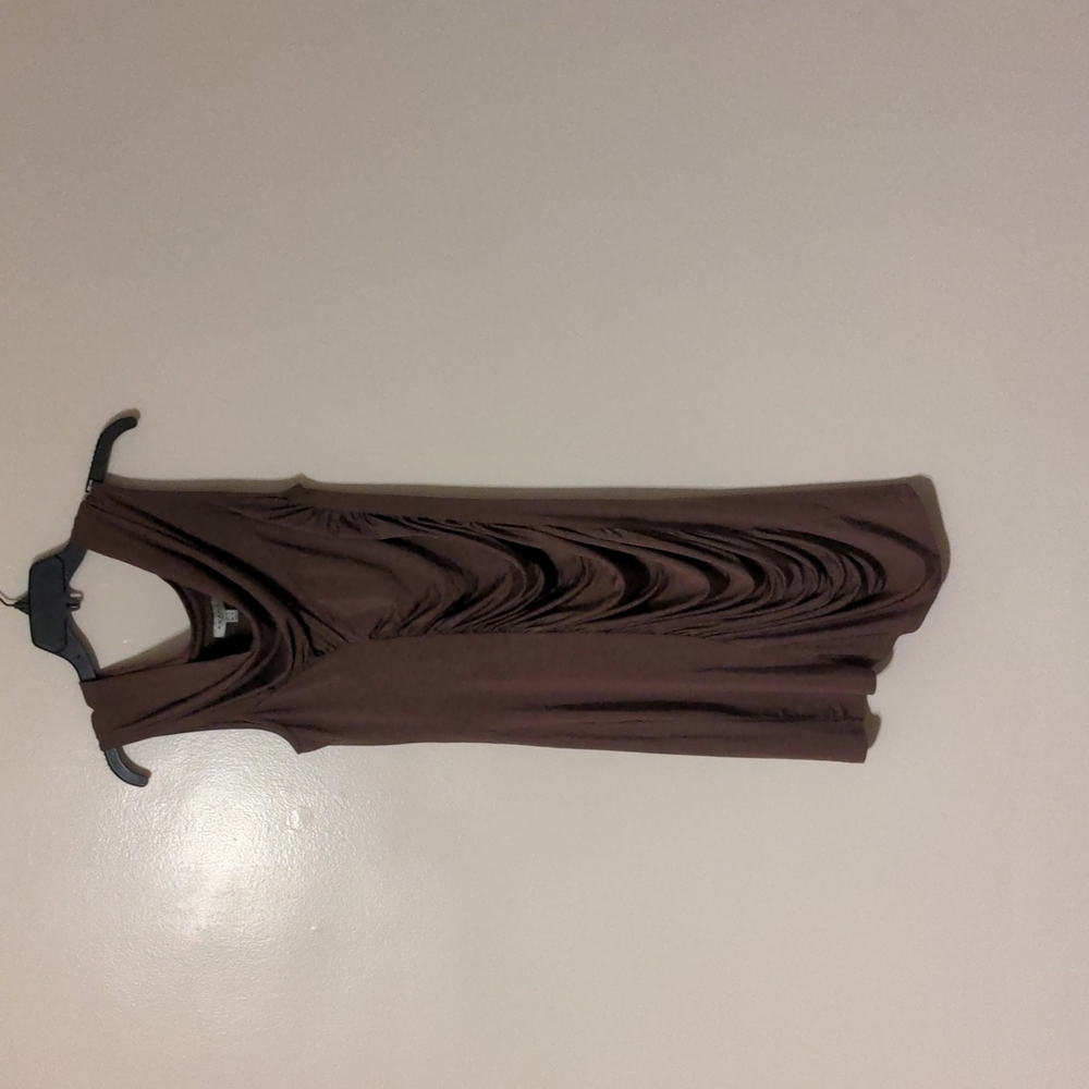 AXARA Paris chocolate brown dress size  small